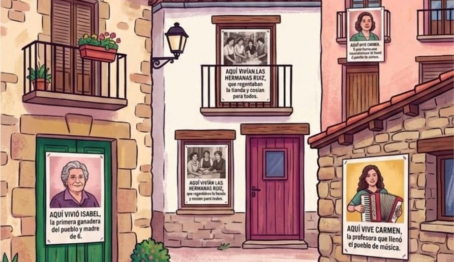 La Zarza saca a la calle las historias de sus mujeres con motivo del 8M